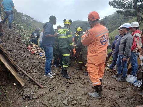 Tragedia En Colombia Al Menos 33 Muertos Tras Una Avalancha De Tierra