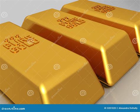 Gold bars - bullion stock illustration. Illustration of icon - 3281020