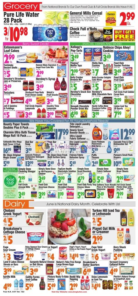 King Kullen Weekly Ad Valid From 05312024 To 06062024 Mallscenters