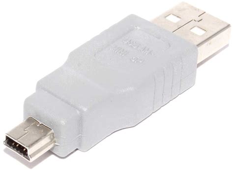 Переходник (адаптер) USB A "папа" - Mini USB (mini B 5Pin), "папа"