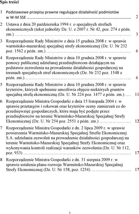 Podstawowe Przepisy Prawne Reguluj Ce Dzia Alno Podmiot W Pdf