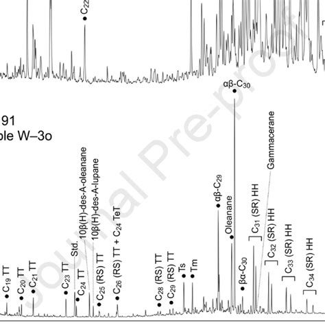 Representative Mass Chromatograms Of The A Steranes Mz 217 And B Download Scientific