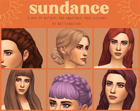 Sims 4 Hair Color Palette Alpha Celebrityptu