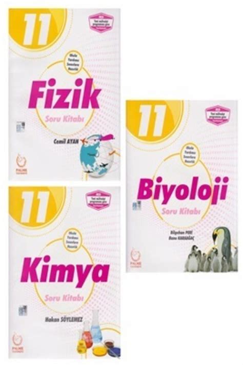 Palme Yayınevi Palme11 Sınıf Fizik Kimya Biyoloji Soru Seti Fiyatı