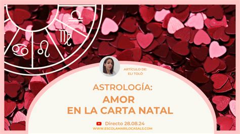 El Amor En La Carta Natal C Mo Y D Nde Mirar Escola Maril Casals