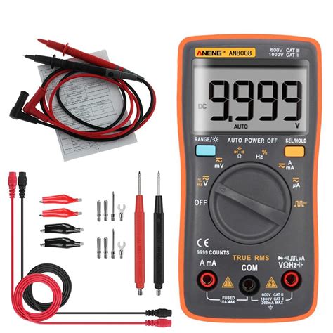 New Aneng An True Rms Wave Output Digital Multimeter Counts