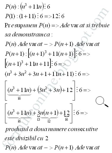 Inductie Matematica Cu Divizibilitate Exercitiu Rezolvat Formule