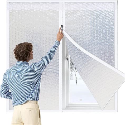 Thickened Reusable Window Insulation Kit 47'' x 63''-Winter