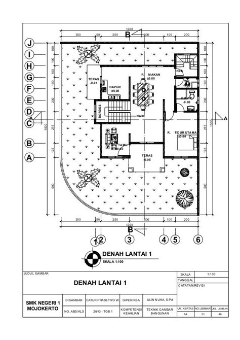 Gambar Kerja Rumah 2 Lantai Gambar Arsitektural Mekanikal Elektrika