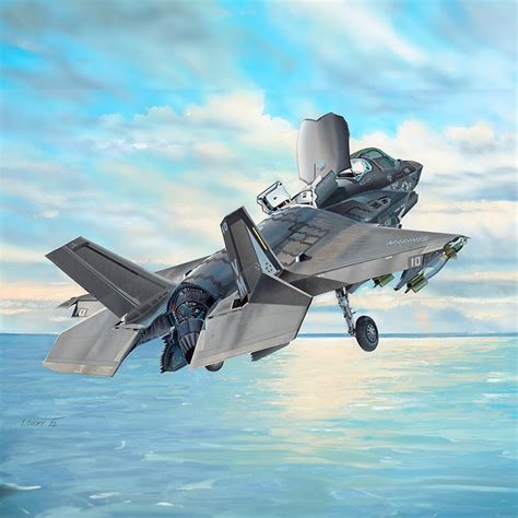 Trumpeter F 35B Lightning II Military Aircraft Model Kit Scale 1 32