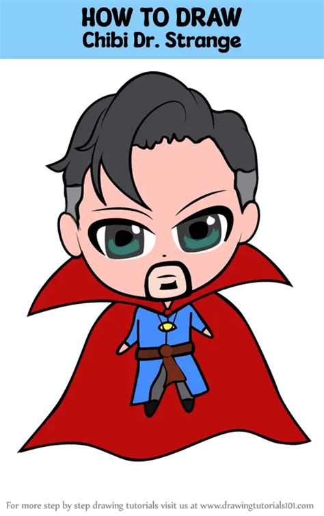 How To Draw Chibi Dr Strange Chibi Characters Step By Step