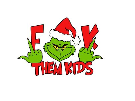 Grinch Middle Finger Svg Grinch Fk Svg Grinch Stole Christmas Svg Hot