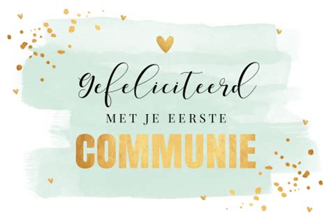 Felicitatie Communie En Vormsel