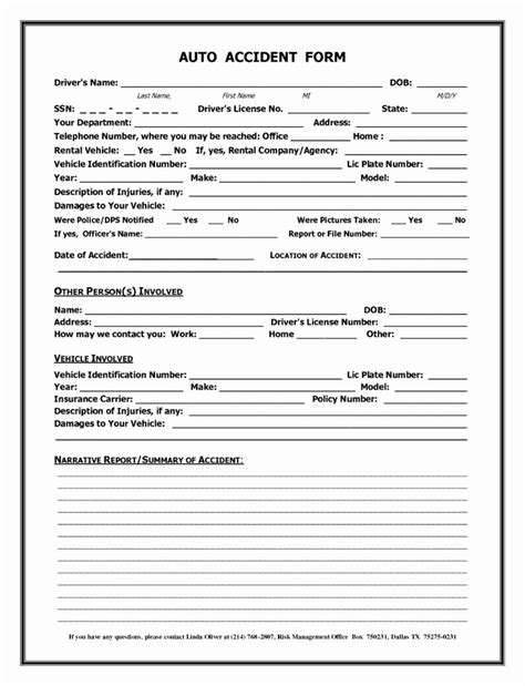 Vehicle Accident Report Form Template Book Report Templates Report Template Card Templates Free