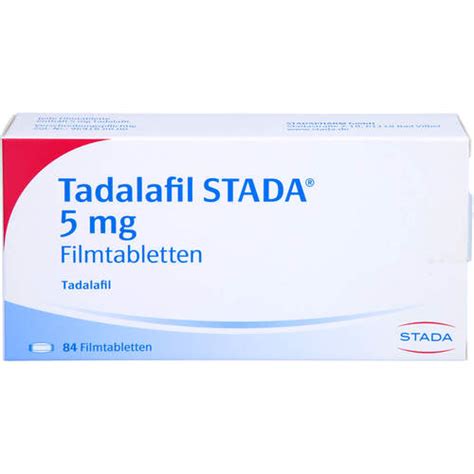 Tadalafil STADA 5 Mg Filmtabletten 84 St Kaufen