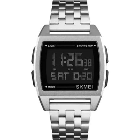 Skmei Reloj Digital Hombre Negro Platanitos