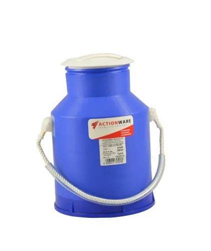 Available In Blue Orange Ltr String Handle Plastic Milk Can At Rs