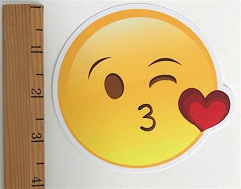 Large Emoji Stickers 4 Premium Thick Durable Weather | Etsy