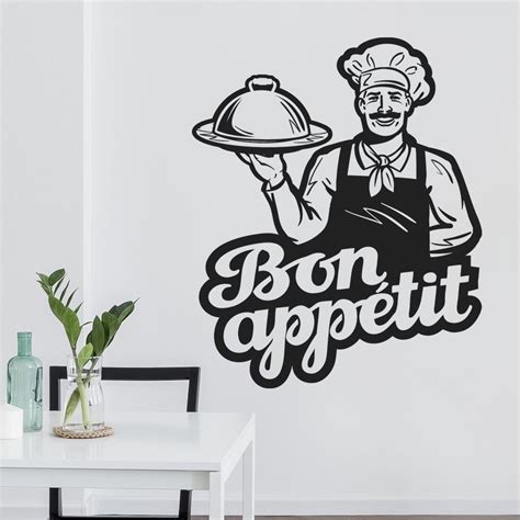 Stickers Cuisine Bon App Tit Des Prix Moins Cher Qu En Magasin