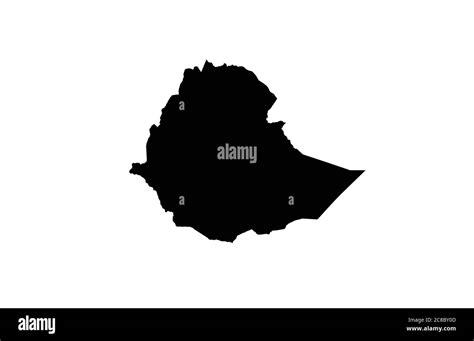 Ethiopia map outline vector illustration Stock Vector Image & Art - Alamy