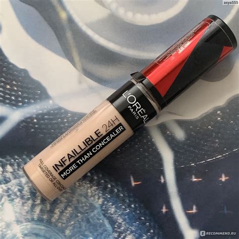 Консилер L'Oreal Infaillible more than concealer - «Чересчур плотный и ...