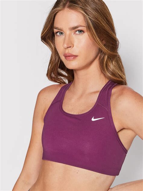 Nike Soutien Gorge Sport Swoosh Bv Violet Modivo Fr