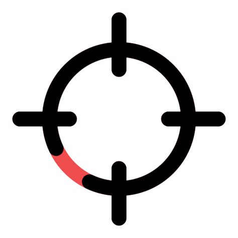 Crosshair Generic color lineal-color icon