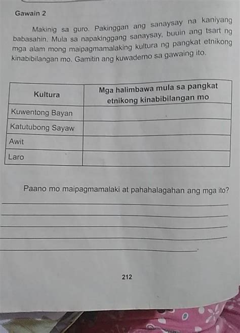 Pls Pasagot Pati Sa Baba Yung Paano Mo Maipagmamalaki Plz Pasagot Po