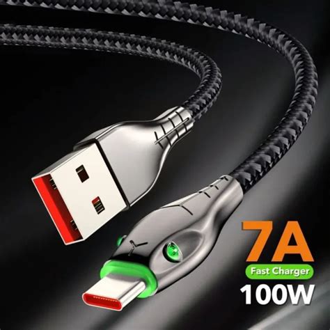 100W TYPE C Fast Charger Cable USB C Fast Charger Cable for Sumsung ...