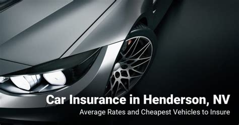 Henderson Car Insurance Cost Cheapest Rates 2024 Comparisons