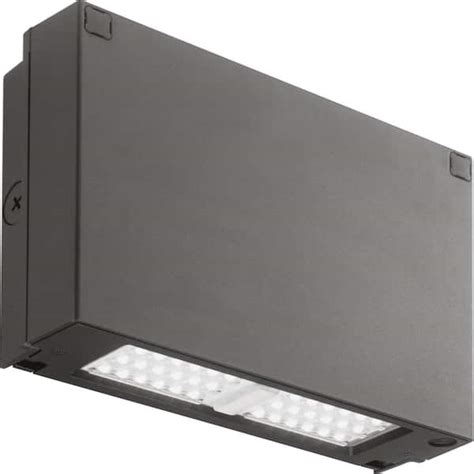 Lithonia Lighting Contractor Select 150 Watt Equivalent Integrated Led Bronze Wall Pack Light