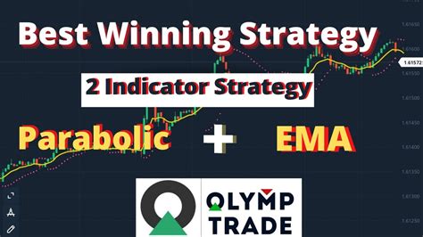 Olymp Trade Winning Strategy Win Trades By Parabolic Ema Youtube