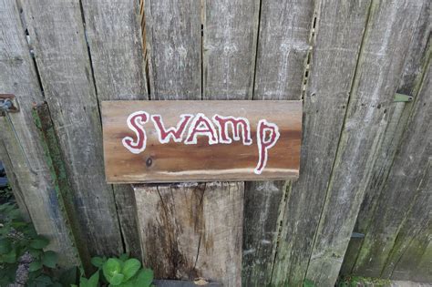 Hand Painted Wood Sign Swamp Mash Movie Memorabilia Mash Nostalgia