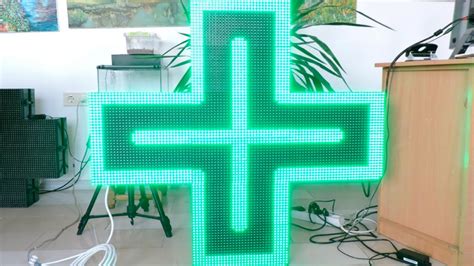 Светодиодный аптечный крест | Led крест для аптеки заказать ...
