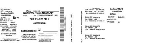 Mononessa Norgestimate And Ethinyl Estradiol Kit