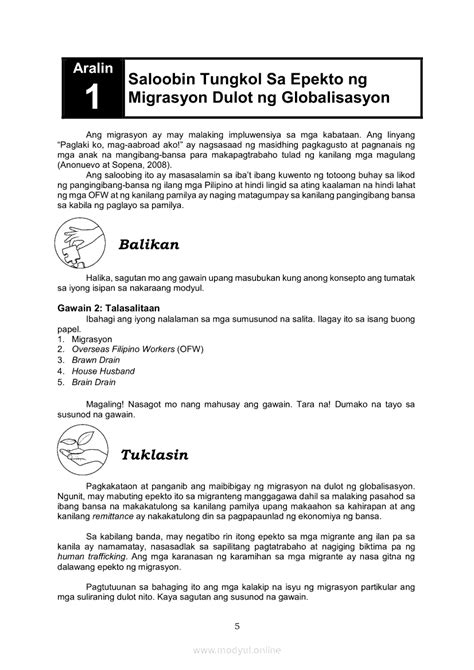 Ap10 Q1 Module 4 By Deped Sarangani Araling Panlipunan Images And