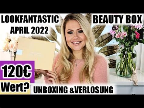 Lookfantastic Beauty Box April Unboxing Verlosung Youtube