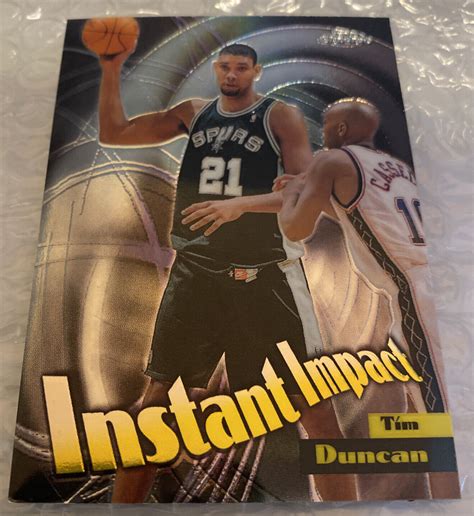 Topps Chrome Instant Impact Tim Duncan I Spurs Ebay