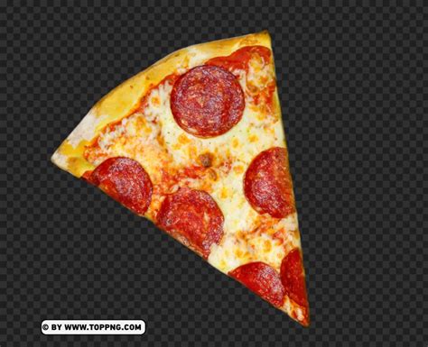 Pepperoni Pizza Slice On Transparent Background Image Id Toppng