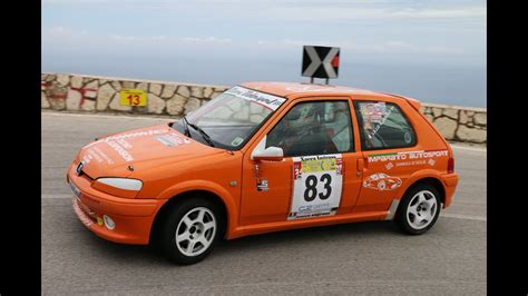 14 Slalom Agro Ericino Benedetto Guarino Peugeot 106 N1600 YouTube