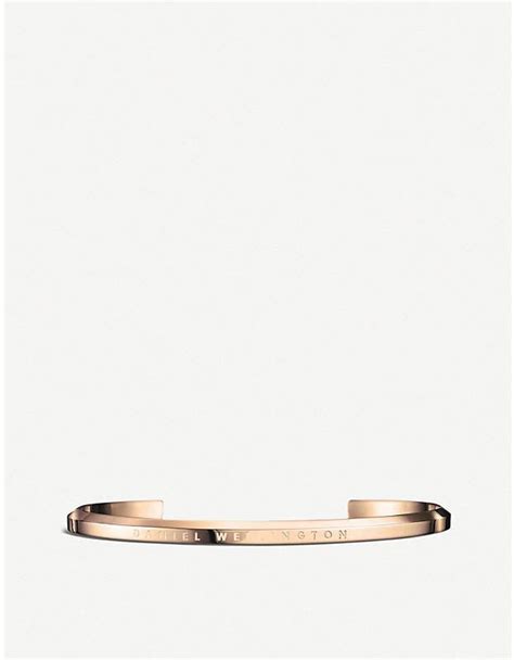 Daniel Wellington Classic Cuff Rose Gold Plated Stainless Steel