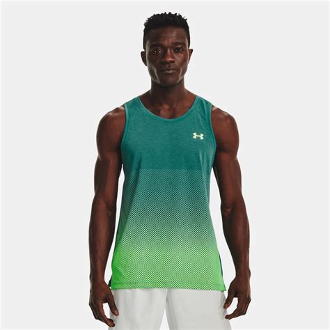 Under Armour Streaker Wind Singlet Men S Tank Top Green