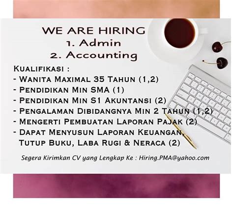 Lowongan Kerja Admin Accounting Lowongan Kerja Medan Dan Sekitarnya