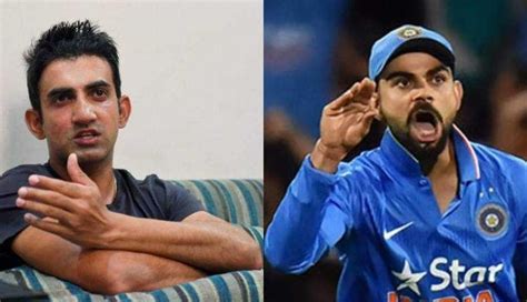 Gautam Gambhir gets slammed on Twitter for taking a toll on Virat Kohli | Catch News