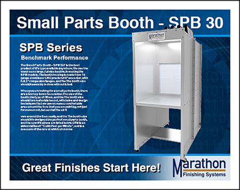 Small Parts Spray Paint Booths | Marathon Spray Booths