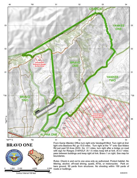 Camp Pendleton Training Area Map