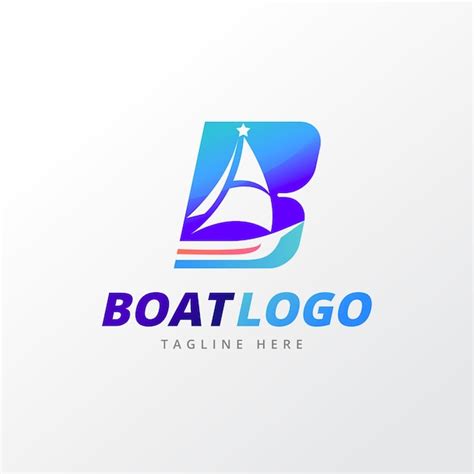 Dise O De Plantilla De Logotipo De Barco Degradado Vector Gratis