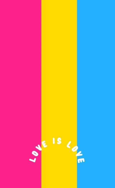 Pansexual Love Is Love Wallpaper Papel De Parde Papel De Parede