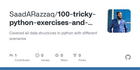 Github Saadarazzaq100 Tricky Python Exercises And Solutions Covered All Data Structures In