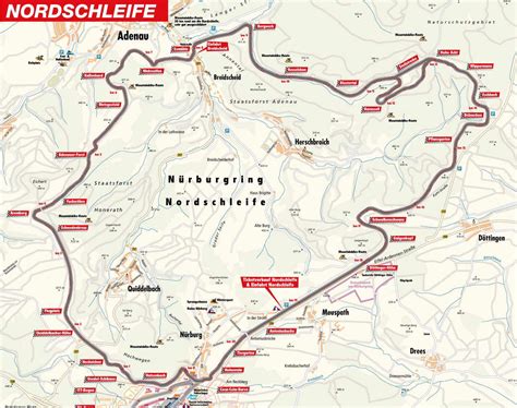 Nurburgring Corner Names Map Miss Hit Miss Eugene Ocasio